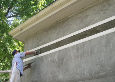 decorative stucco band
