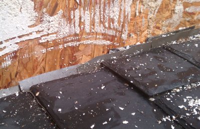 deteriorated chimney repaired