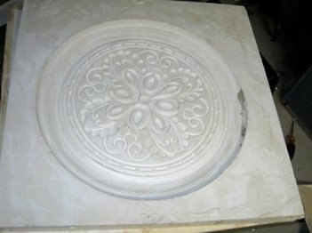 Rubber plaster mold
