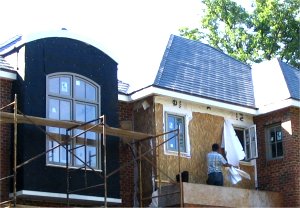 New house with stucco Chevy Chase, MD