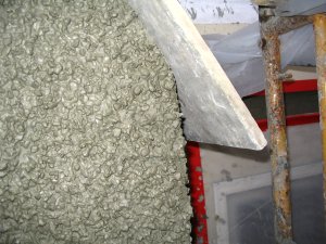 Slate is allowed to protrude