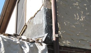 roof flashing re-done